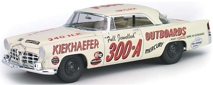 Moebius 1956 Chrysler 300B Tim Flock - Plastic Model Car Kit - 1/25 Scale