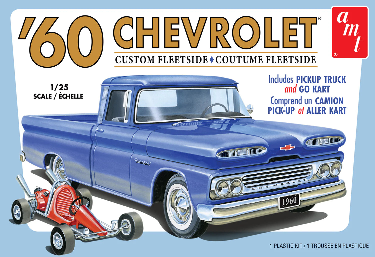 1/25 1960 Chevy Fleetside Pickup w/Go Kart