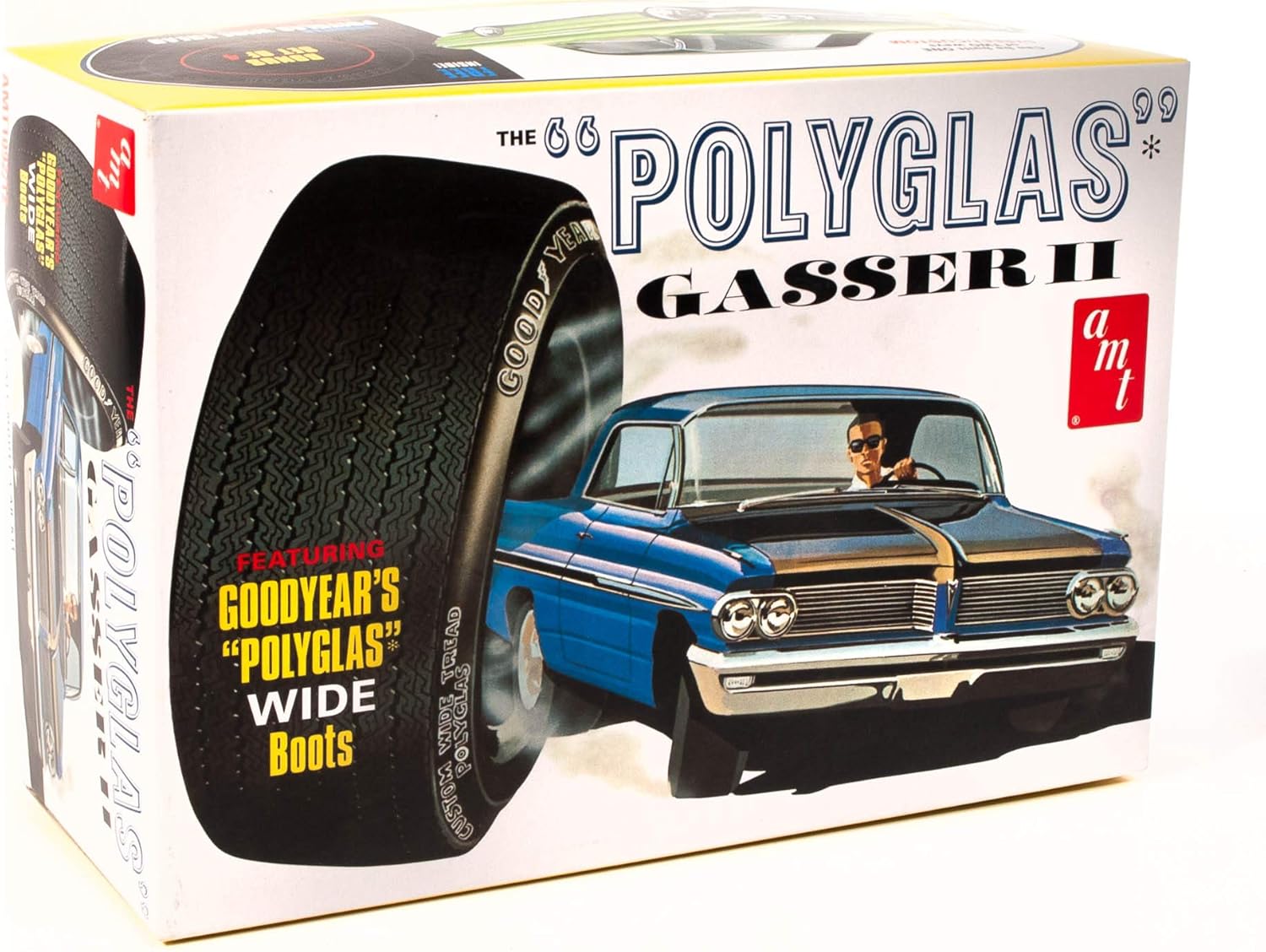 1/25 AMT AMT1092 Pontiac Catalina Polyglass Gasser 2"