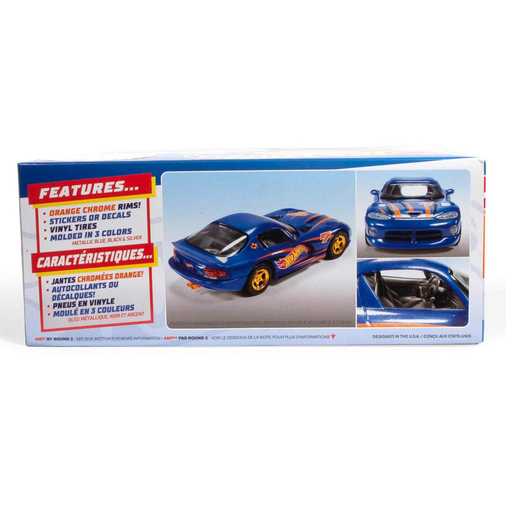 1/25 Hot Wheels 1997 Dodge Viper GTS Snap Model Kit