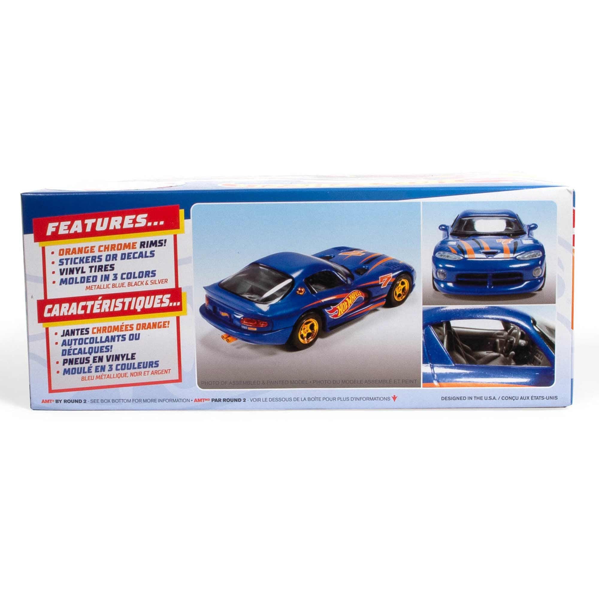 1/25 Hot Wheels 1997 Dodge Viper GTS Snap Model Kit