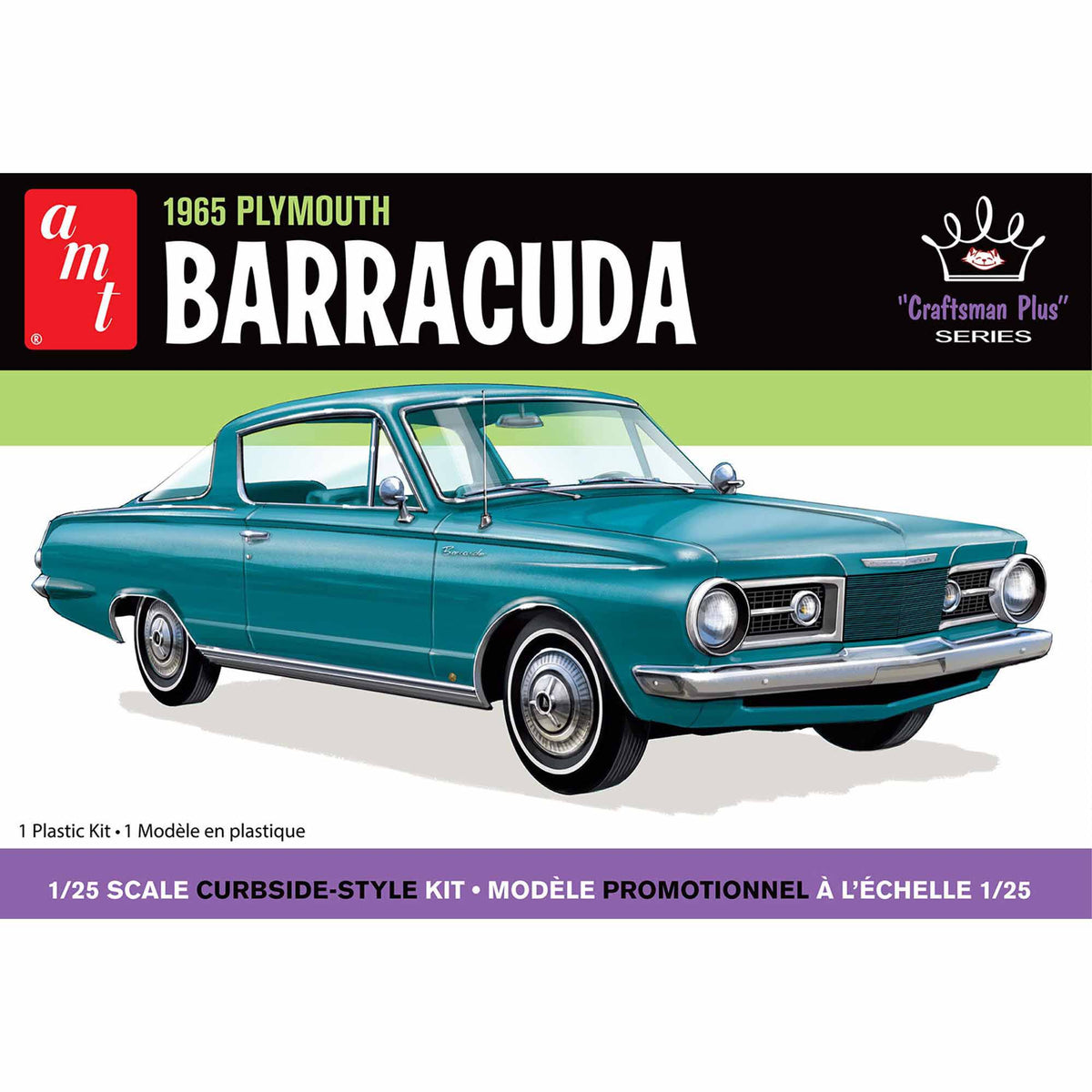 1/25 1965 Plymouth Barracuda Craftsman Plus Model Kit, New Tooling