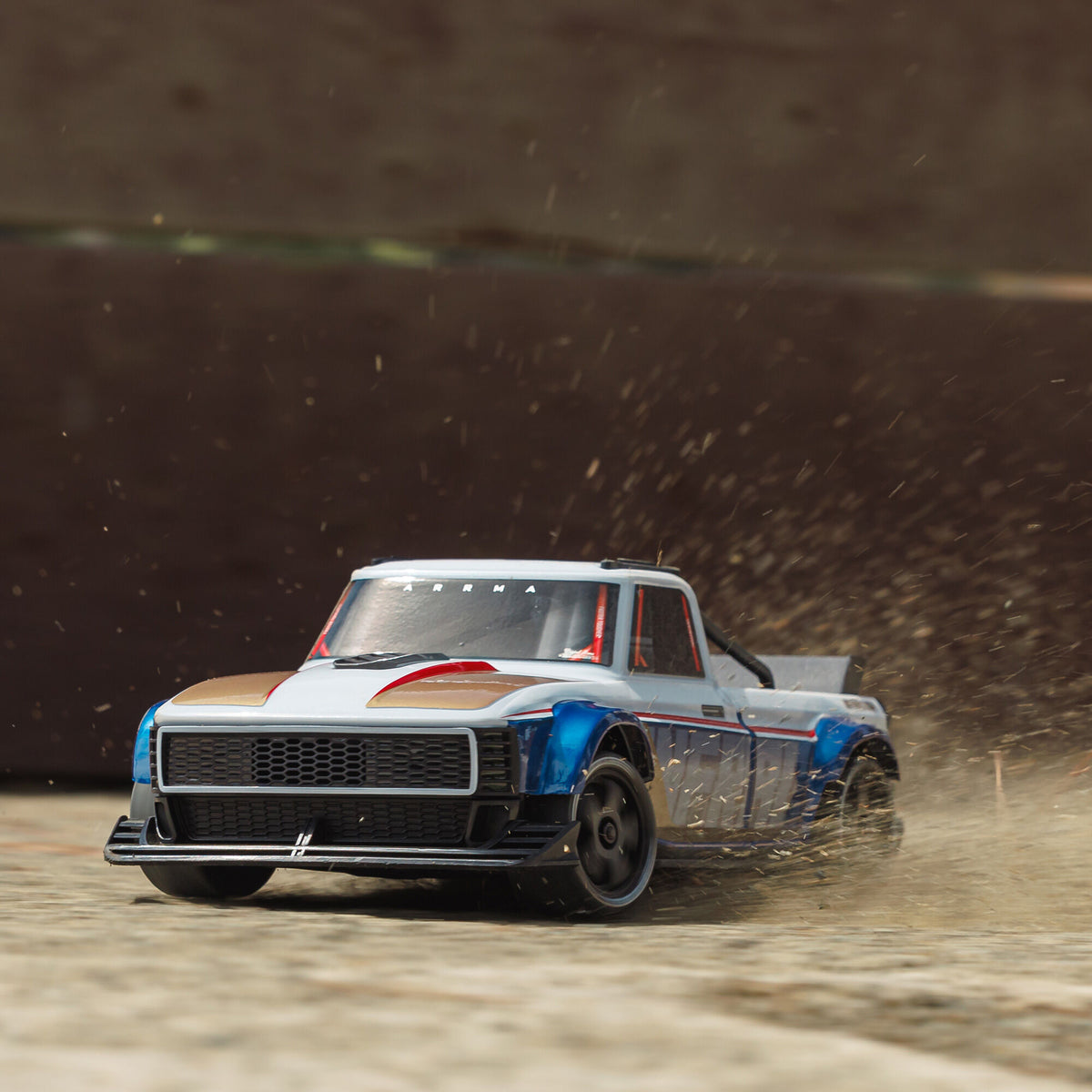 1/12 INFRACTION GROM 3S 4X4 Ready-To-Run Brushless All-Road Street Bash, Blue/Red (Battery and Charger NOT included)