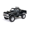 1/24 SCX24 1967 Chevrolet C10 4X4 RTR Brushed Rock Crawler (Battery & Charger Included), Black