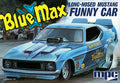 MPC Blue Max Long Nose Mustang Funny Car 1:25 Scale Model Kit