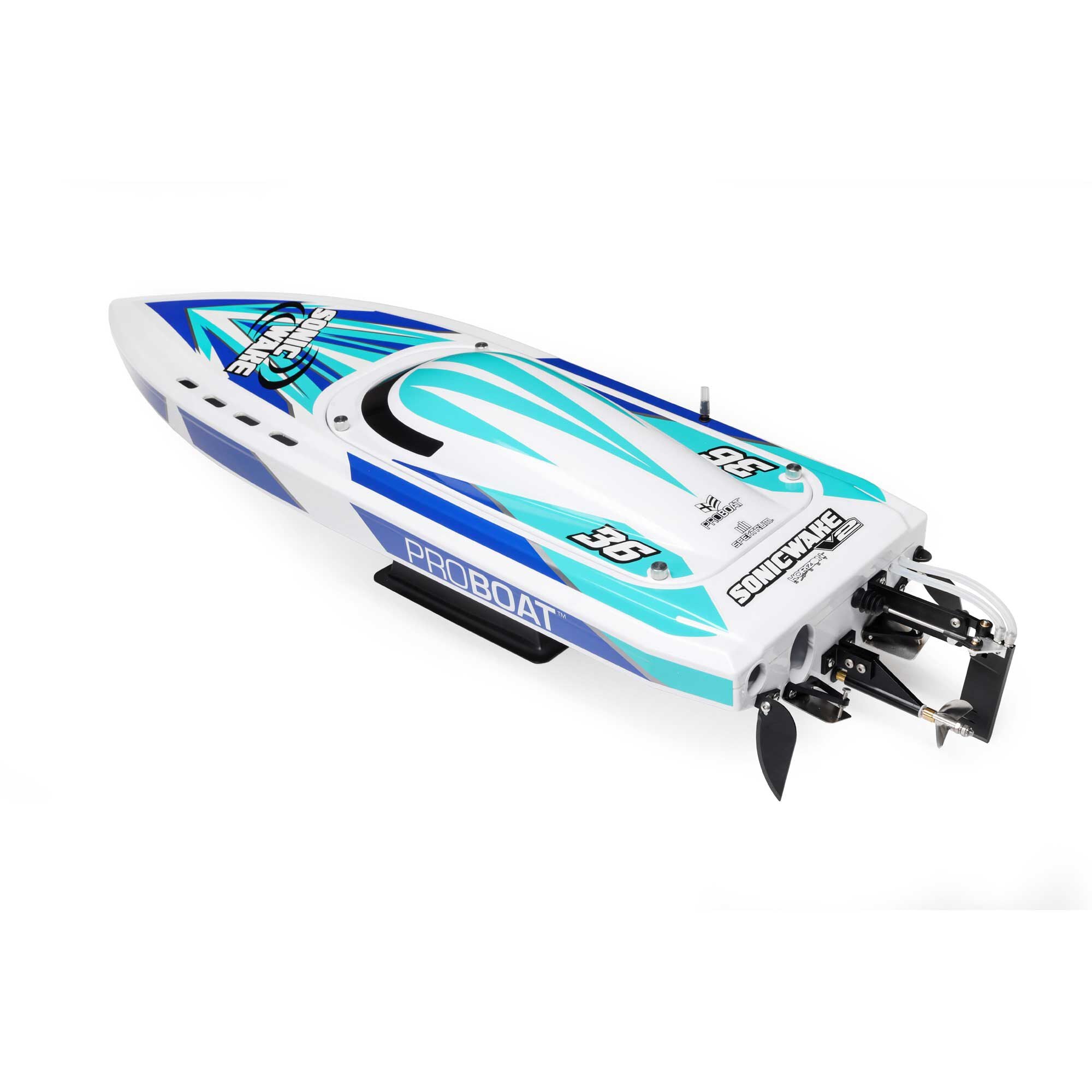 Sonicwake V2 36" Self-Righting Brushless Deep-V RTR, White