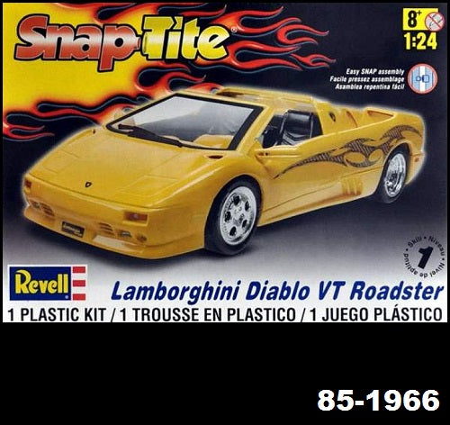 Revell 851966 1/24 Snap Lamborghini Diablo VT Roadster
