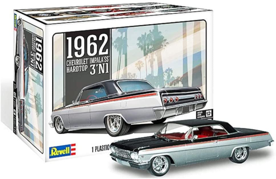 Revell 1/25 Chevrolet Impala 1962 3 'n 1 Kit 854466