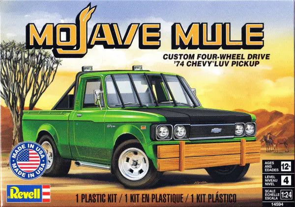 Revell 1/24 Mojave Mule '74 Chevy Luv Pickup Truck Plastic Model Kit