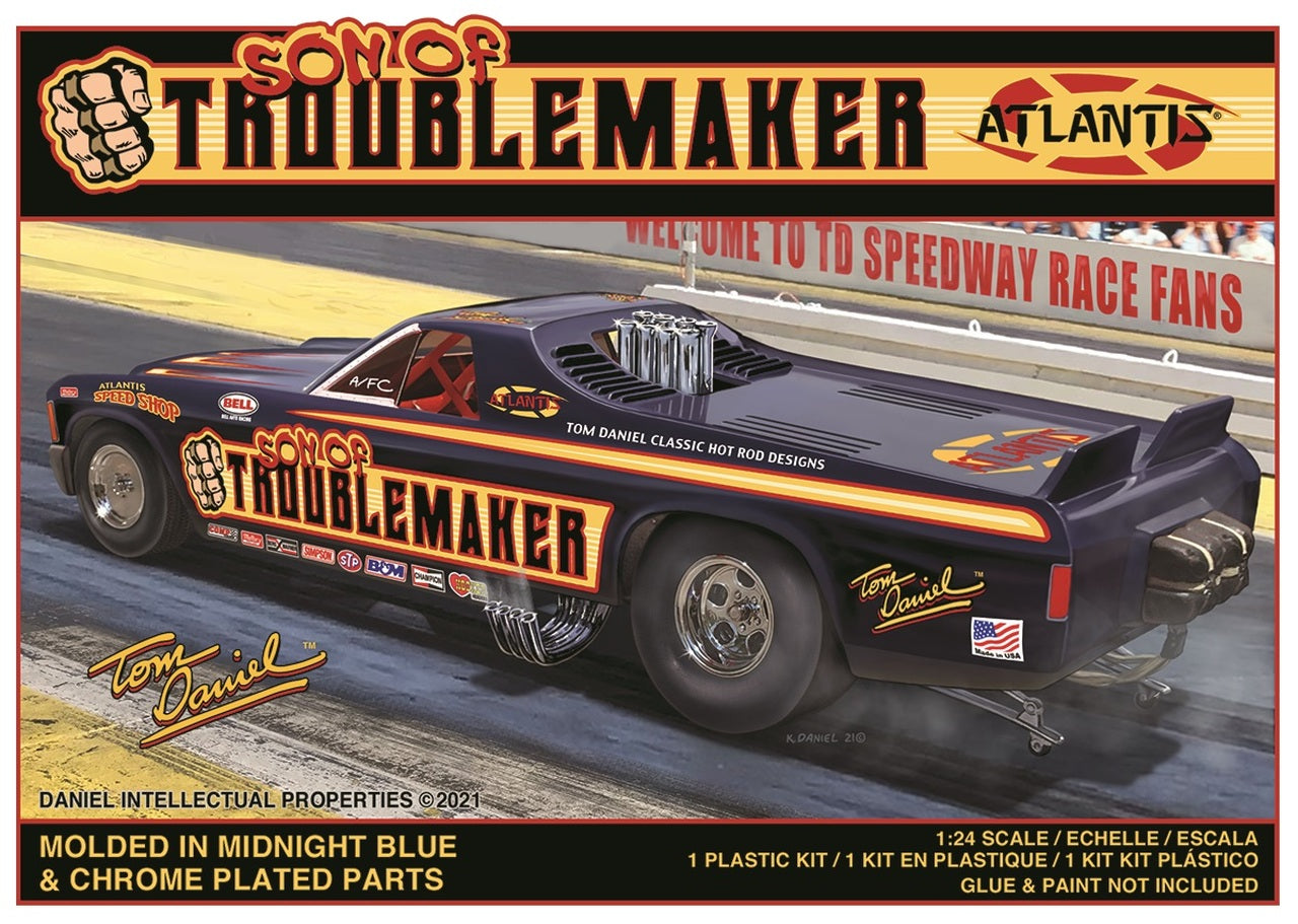 1/24 Son of Troublemaker Chevy El Camino Funny Car Plastic Model Kit