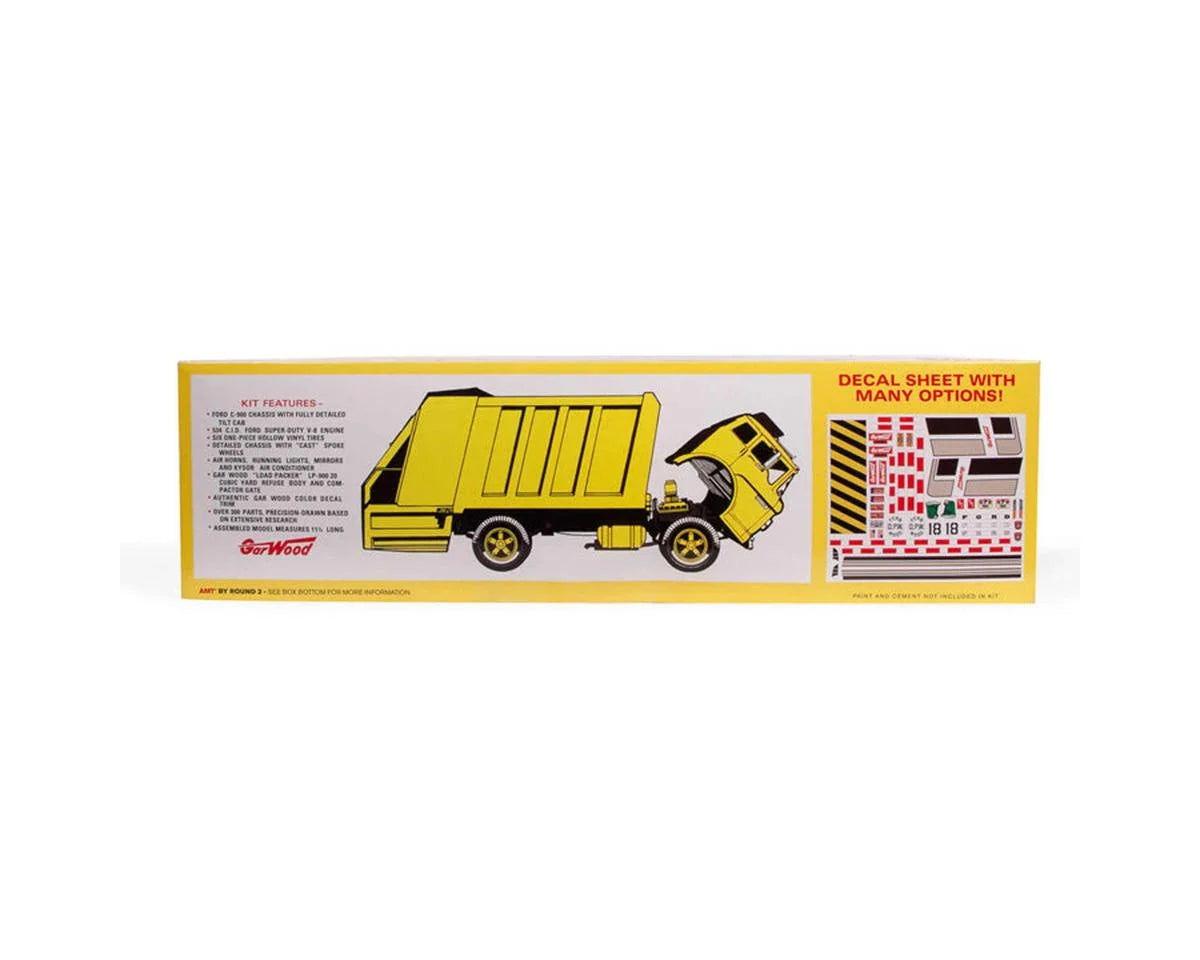 AMT 1/25 Ford C-900 Gar Wood Load Packer Garbage Truck Model Kit