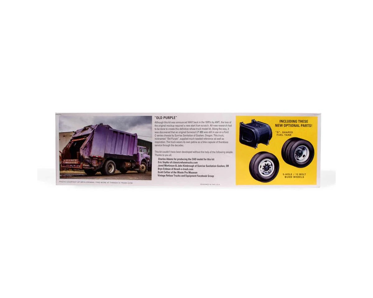 AMT 1/25 Ford C-900 Gar Wood Load Packer Garbage Truck Model Kit