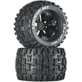 Lockup MT 3.8" Mounted 1/2" Offset Tires, Black (2)