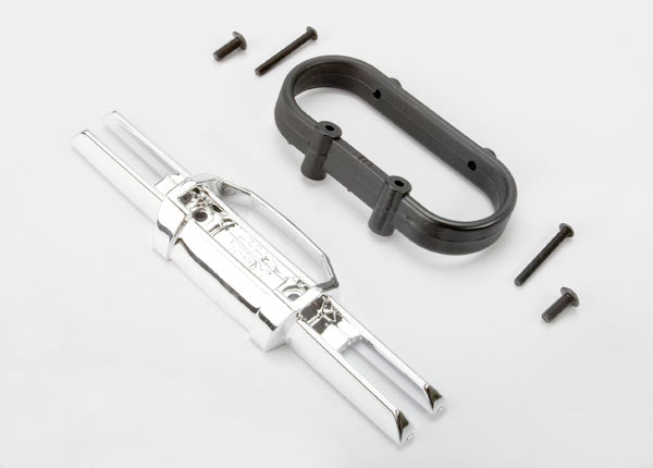 Chrome Rear Bumper with Mount & Screws