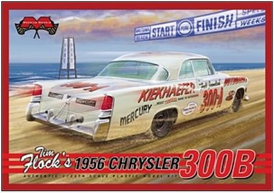 Moebius 1956 Chrysler 300B Tim Flock - Plastic Model Car Kit - 1/25 Scale