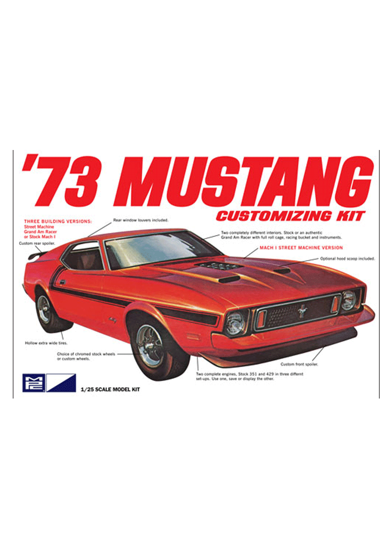 1973 Ford Mustang - Plastic Model Kit
