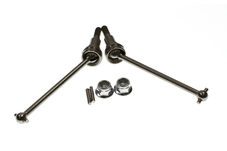 6405 - Metal Front CVD Shafts & Pins & M4 Lock Nut for Blackzon Slyder