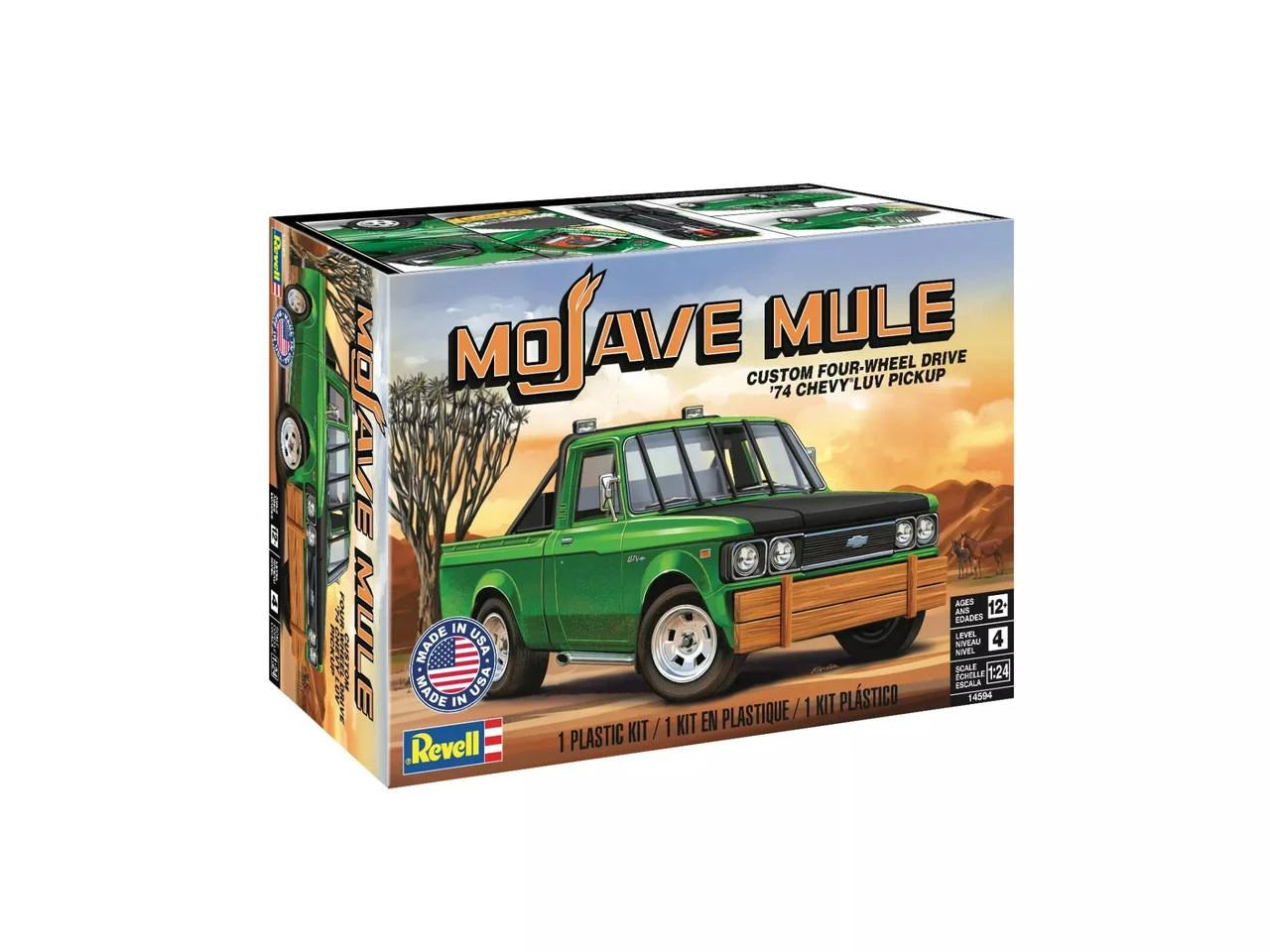 Revell 1/24 Mojave Mule '74 Chevy Luv Pickup Truck Plastic Model Kit