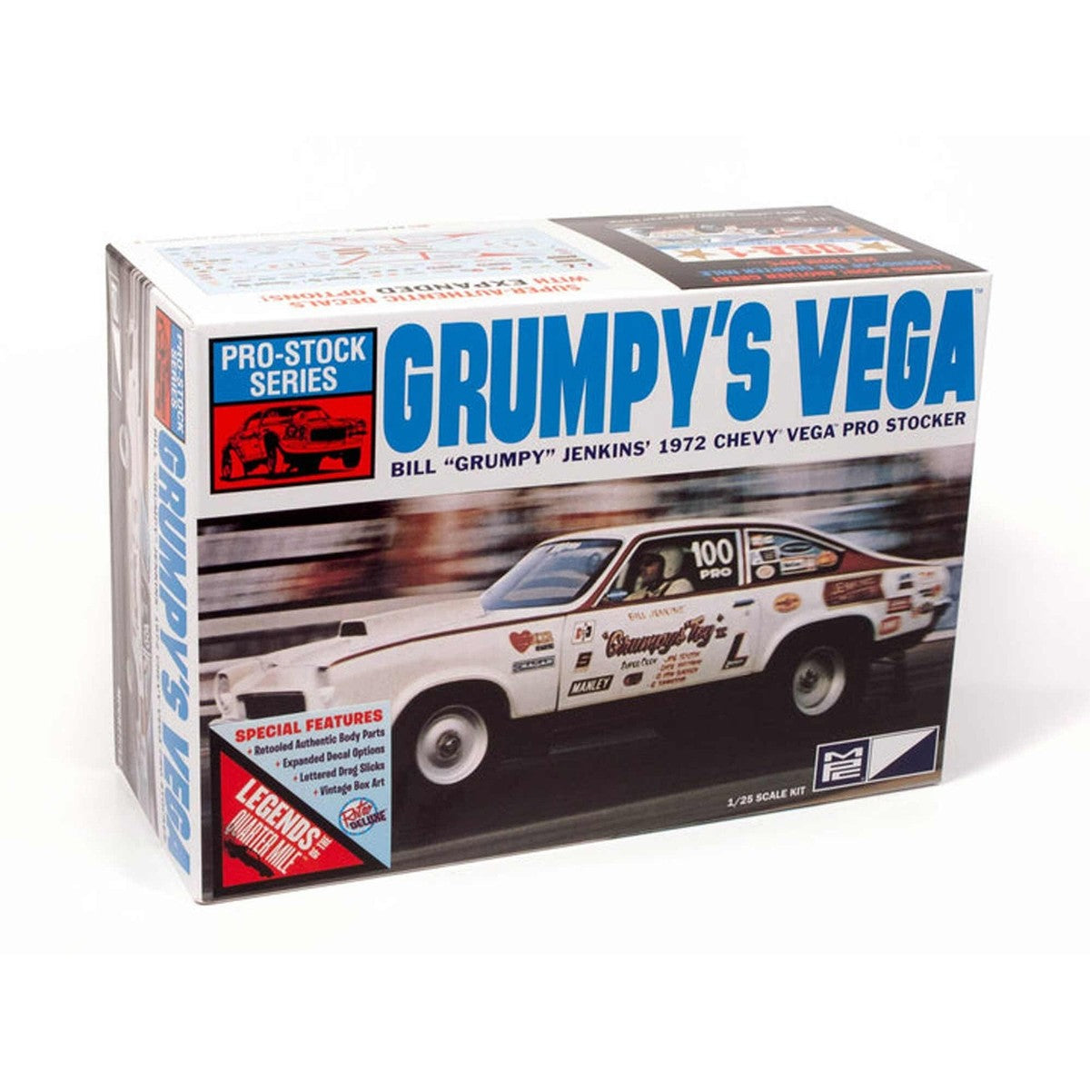 MPC 1/25 Scale MPC877/12 - Bill "Grumpy" Jenkins 1972 Chevy Vega Pro Stocker