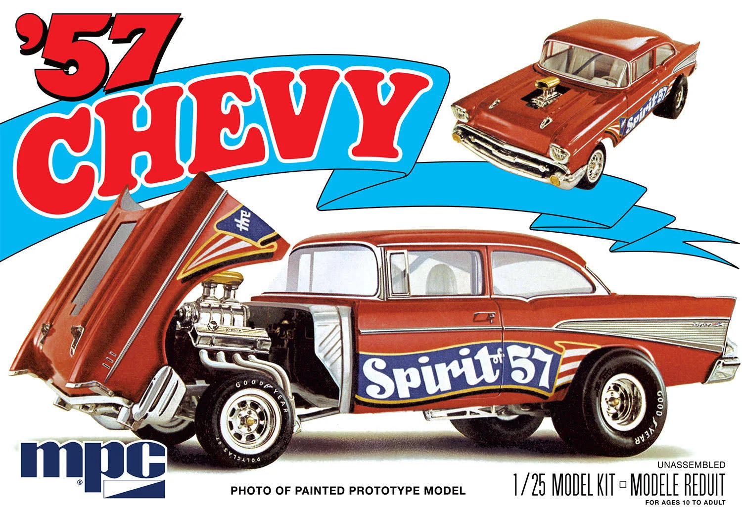 MPC 1/25 1957 Chevy Flip Nose Spirit of 57