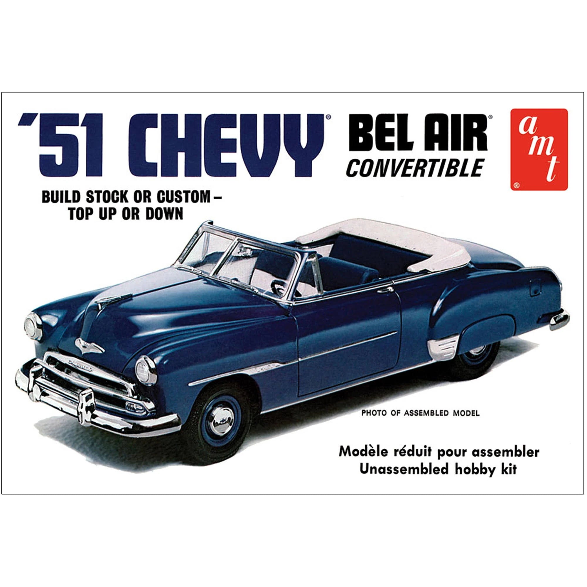 AMT 1951 ‘51 Chevy Bel Air Convertible Model 1:25 Kit # AMT-608