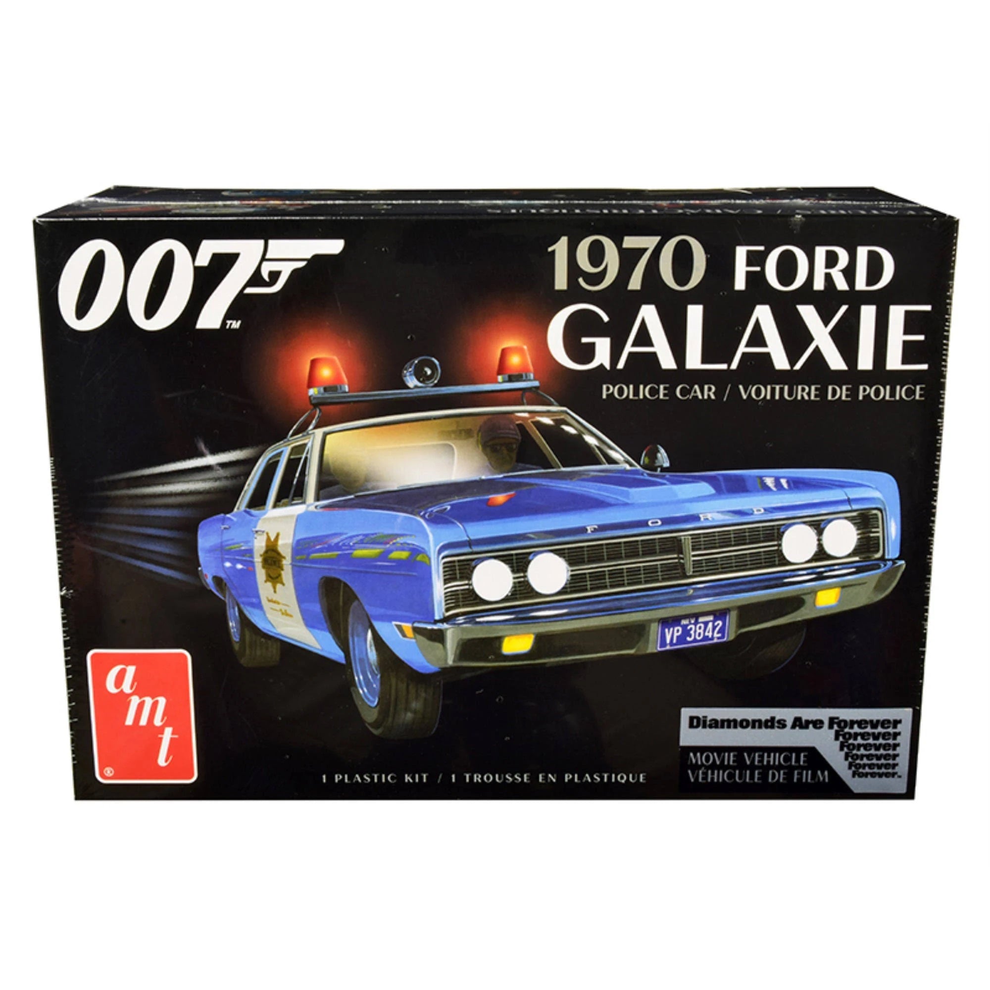 1/25 1970 Ford Galaxie Police Car James Bond
