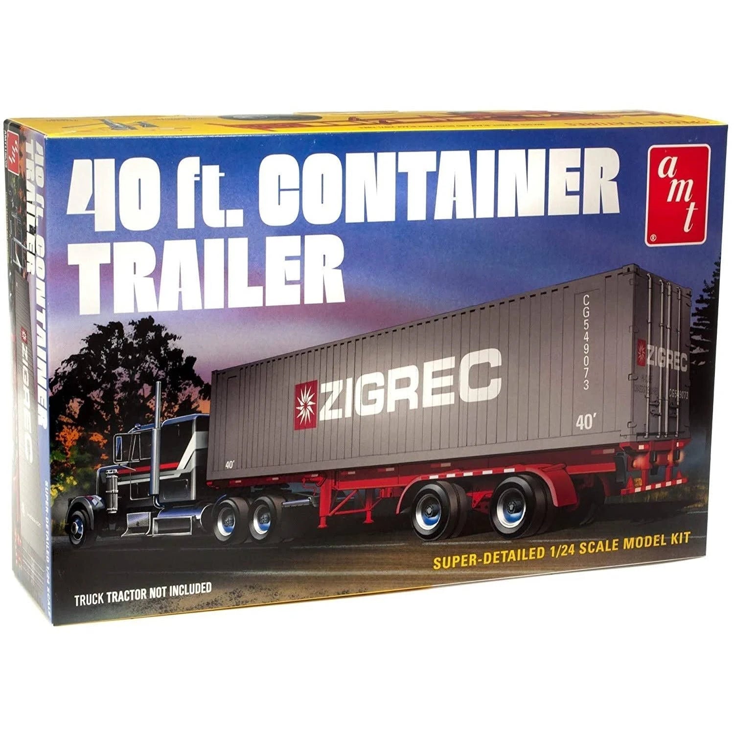 1/24 40' Semi Container Trailer