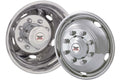 Phoenix USA D.O.T. Mount Dual Wheel Simulators for 2005+ Ford F450/F550, Full Set for 19-1/2" Wheels - chromewheelsimulators.com