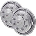 Phoenix USA D.O.T. Mount Dual Wheel Simulators for 1999–2002 Ford F350SD, Full Set for 16" Wheels - chromewheelsimulators.com