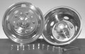 19.5" x 7.50 International,F650 Wheel Simulators, tow trucks, rollbacks -10Lug/5Hand holes - chromewheelsimulators.com