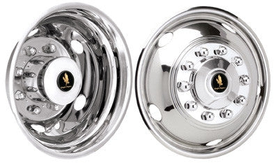 Chevy/Gmc 19.5" 10 Lug rear 5 Lug front 3500 HD - chromewheelsimulators.com